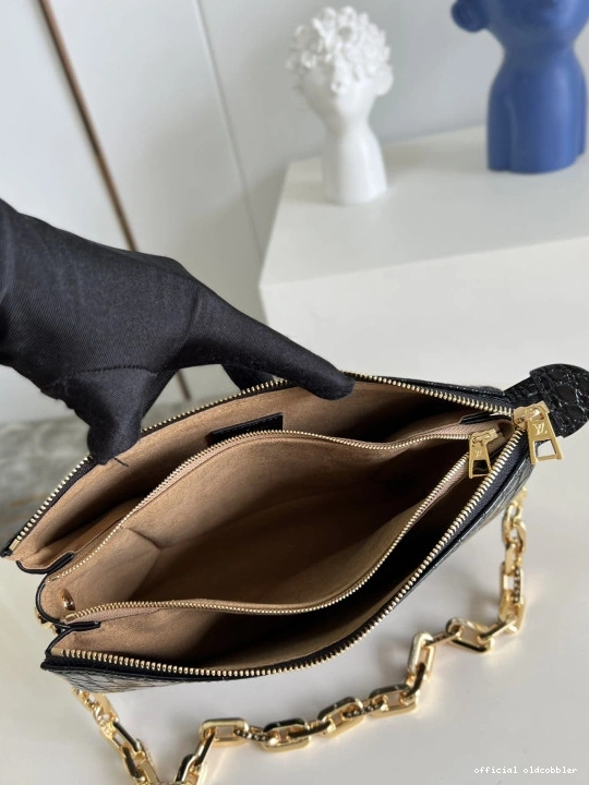 Official oldcobbler PM-26*20*12cm COUSSIN LOUIS VUITTON 0822